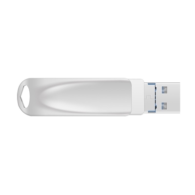 ประเภท C และ Iphone Otg Pendrive 64GB เครื่องผลิตโลหะ