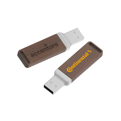 สัญลักษณ์ไม้ธรรมชาติ USB Wood Pen Drive พร้อมการพิมพ์หรือการบรรทัดสําหรับธุรกิจของคุณ