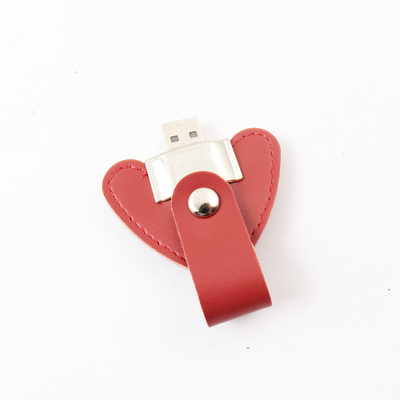 เครื่องยึด USB สีหนัง OEM พร้อมการเข้ารหัส