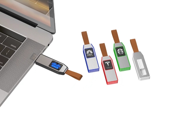 แฟลชไดรฟ์ USB ระดับคริสตัลแอคริลิค พร้อมแสง LED สําหรับการถ่ายทอดข้อมูลอย่างรวดเร็วและปลอดภัย