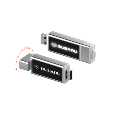 เช่นรูปแสดงสติ๊ก USB คริสตัล พร้อมแสง LED เพื่อสนับสนุนการอัพโหลดข้อมูล