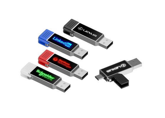 กล่องสีขาวเล็ก OTG USB แฟลชดริเวอร์ สหายธุรกิจที่สมบูรณ์แบบ