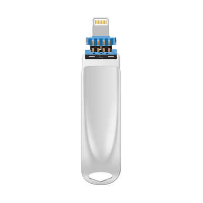 สีเงิน TYPE C usb 3 ในหนึ่งที่มี USB 2.0 USB 3.0 และ Type C Connector