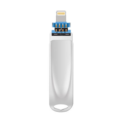สีเงิน TYPE C usb 3 ในหนึ่งที่มี USB 2.0 USB 3.0 และ Type C Connector
