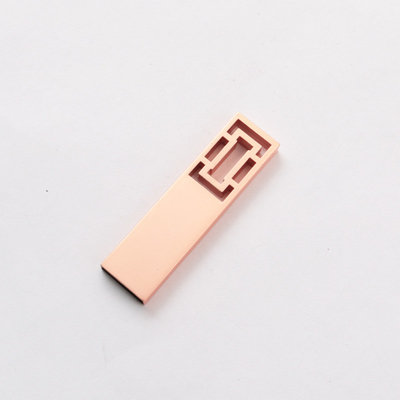 512GB เมทัล USB แฟลช ดริบ ล็อกโก้เงินสําหรับความต้องการความจุสูง