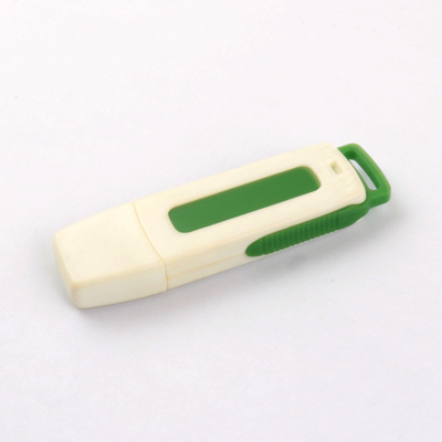 พลาสติกรีไซเคิล USB Stick สีดํา/ขาว Plug and Play ความจํา 1-1TB 0.C ถึง 60.C Temp