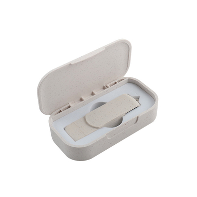 กล่องวัสดุนําไปใช้ใหม่ USB Flash Drive With Type C 3.0 Password Protected Data Storage Device เครื่องเก็บข้อมูลที่คุ้มกันด้วยรหัสผ่าน