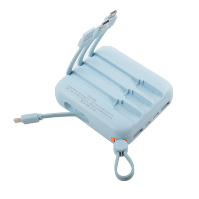 แบตเตอรี่ Li-polymer /18650 แบตเตอรี่ แบตเตอรี่พอร์ตเบอร์ แบงค์พลังงาน สีดํา สีฟ้า