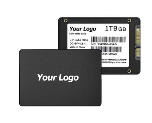 ขนาดความจุสูง 2.5 นิ้ว SATA SSD 128GB ด้วยความต้านทานการสั่นและการบริโภคพลังงาน 10-2000Hz