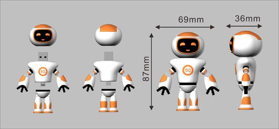 แฟลชไดร์ฟ PVC รูปการ์ตูนมินเนี่ยนน่ารัก USB 2.0 และ 3.0