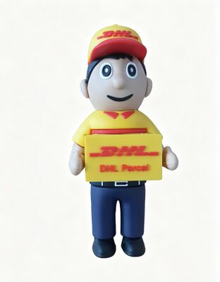 DHL Delivery Man Person การ์ตูน usb แฟลชไดรฟ์