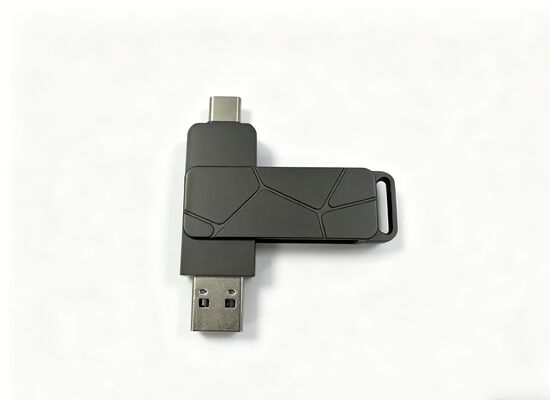 Gun Black Body Laser LOGO Type C USB สามารถใส่พวงกุญแจหรือเชือกเส้นเล็กและพวงกุญแจได้