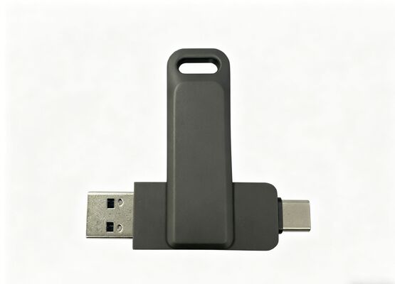 ตัวเครื่องสีดำ Gun Black พร้อม Matt Usb 3.0 พร้อม Type C สามารถจับคู่กับโทรศัพท์ได้