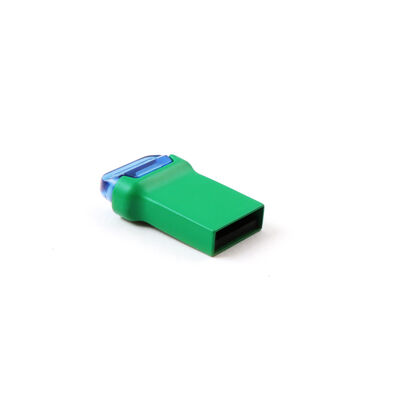แฟลชไดรฟ์ Mini Udp สีตัวถังสีเขียวแฟลชไดรฟ์ USB โลหะสามารถปรับแต่งโลโก้และบรรจุภัณฑ์ได้