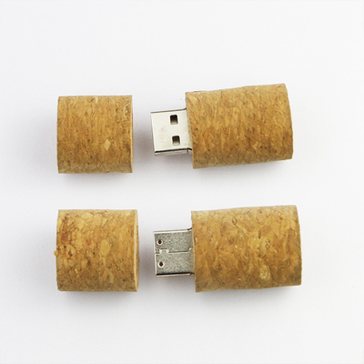 จุกปิดขวดไวน์แดง แฟลชไดรฟ์ USB ไม้ 3.0 128GB 80MB/S