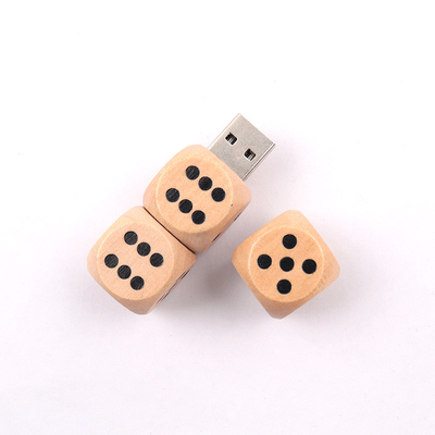 แฟลชไดรฟ์ USB ไม้รูปทรงพิเศษ 16GB 32GB 64GB 15MB/S FCC Approved