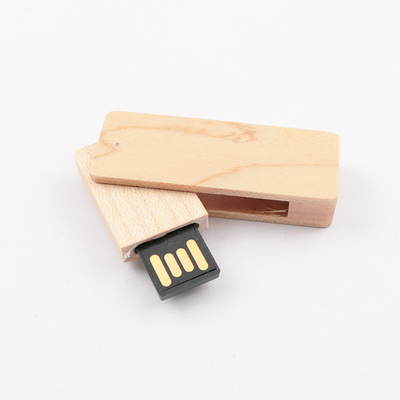 หน่วยความจำ USB ไม้เมเปิลความเร็วสูง 2.0 Ce Fcc Rohs H2 ผ่านการทดสอบ