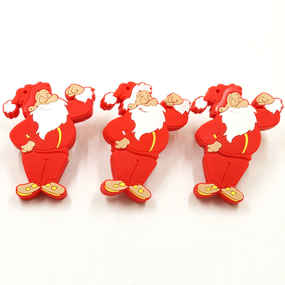 Open Mold 128GB Custom USB แฟลชไดร์ฟs รูปร่างการ์ตูนคริสต์มาส USB 2.0 USB 3.0