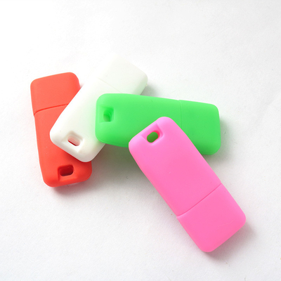 2D ซิลิโคนที่กำหนดเองพิมพ์ USB ไดรฟ์ USB 2.0 70MB / s 512GB Open Mold