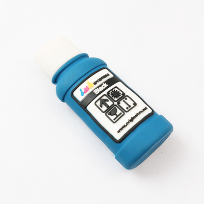 แฟลชไดรฟ์ USB แบบกำหนดเองรูปขวดหมึก USB 2.0 3.0 H2 การทดสอบ 256GB