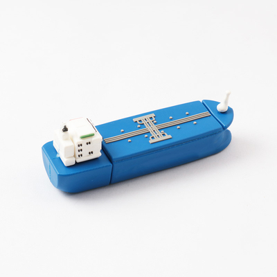 แฟลชไดรฟ์ USB รูปเรือ PVC แบบกำหนดเอง 2.0 และ 3.0 256GB 512GB 1TB