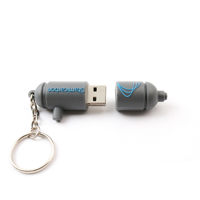 2.0 3.0 ส่วนบุคคล 15MB / S Soft PVC ไดร์ฟ Usb แบบกำหนดเองพร้อมพวงกุญแจ