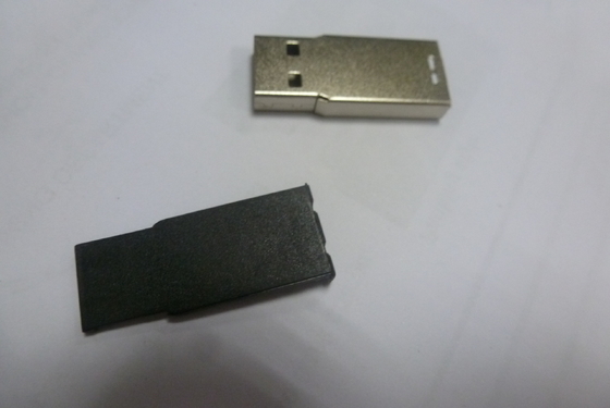โลหะ PCBA Flash Chip ใช้โดย PVC หรือซิลิโคน USB Flash Drive Shape Inside