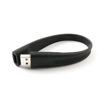 2.0 3.0 สายรัดข้อมือซิลิโคน USB แฟลชไดรฟ์สร้อยข้อมืออัปโหลดข้อมูลฟรี