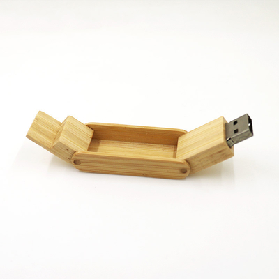 2.0 3.0 ไดรฟ์ USB ไม้ส่วนบุคคล 256GB หน่วยความจำเต็ม ROSH ได้รับการอนุมัติ