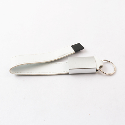 Leahter USB 2.0 Flash Drive พร้อม UDP Ring สามารถพิมพ์โลโก้นูนด้วยเลเซอร์ได้