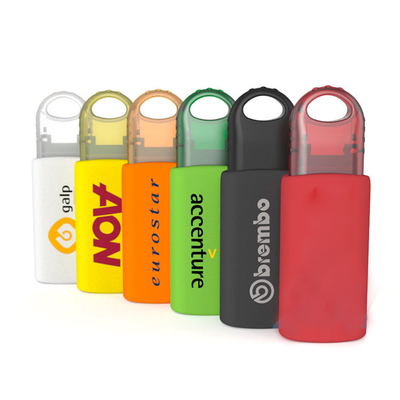 รูปร่างเลื่อนพลาสติก USB ติด 2.0 3.0 128GB 256GB หน่วยความจำเต็ม Flash OEM ODM