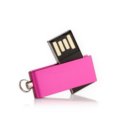 ไดรฟ์ USB Twist ขนาดเล็ก 360 องศา Usb ติด แบบยืดหยุ่น 16GB 64GB 30MB / S