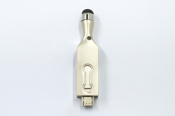128GB หุ่นยนต์ 2.0 3.0 OTG USB แฟลชไดรฟ์ 30MB/S พร้อม Touch Pen