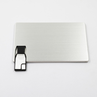 พิมพ์โลโก้ที่กำหนดเองขนาดบัตรเครดิต Usb ติด 2.0 128GB 256GB Waterproof