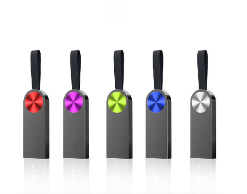OEM 32GB 64GB 2.0 โลหะ USB แฟลชไดร์ฟ ชิป UDP พร้อมเชือกเส้นเล็ก