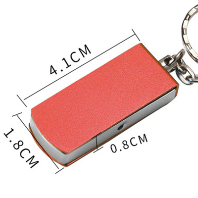 ไดรฟ์ USB แบบหมุนได้ 360 องศาโลโก้เลเซอร์แฟลชไดรฟ์ USB ความเร็วสูง