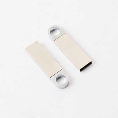 4GB 8GB 16GB โลหะ USB Flash Drive โลโก้เลเซอร์ 2.0 Silver USB Memory Stick
