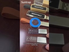 ขวด USB แฟลชไดรฟ์ ภายในว่าง สามารถใส่คริสตัล USB 2.0 และ USB 30